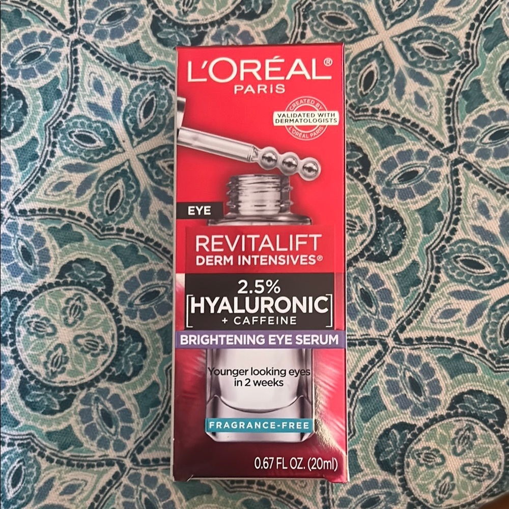 L'Oreal Revitalift Eye Serum with Hyaluronic and Caffeine